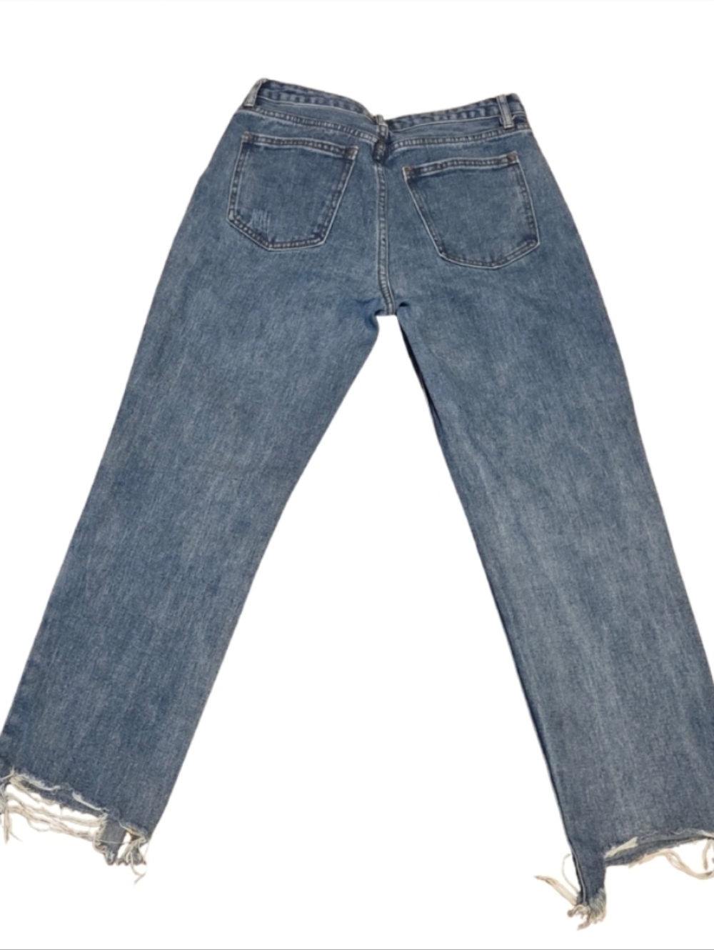 Wishlist Blue Distressed Straight-Leg Jeans - Picture 5 of 6